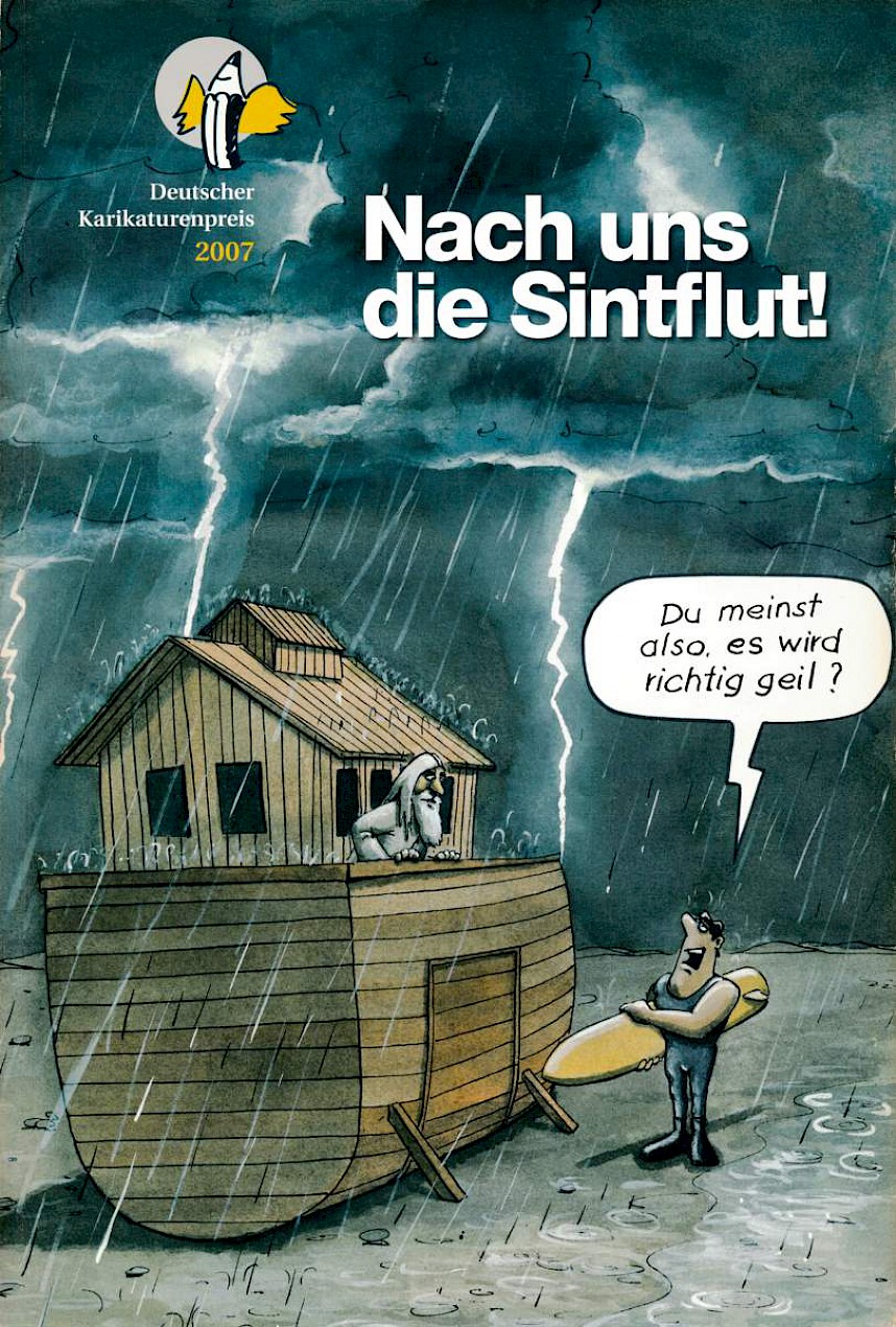 Titel-Illustration für den Katalog zum >Deutschen Karikaturenpreis 2007